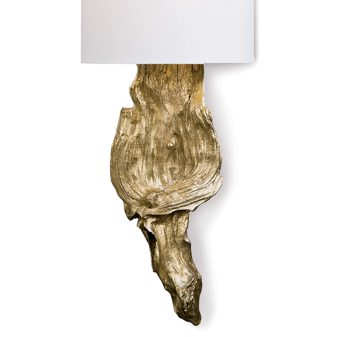 Regina Andrew Driftwood 15-1011AGL Wall Sconce Light - Antique Gold Leaf