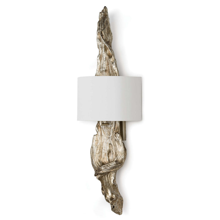 Regina Andrew Driftwood 15-1011AMBSL Wall Sconce Light - Ambered Silver Leaf