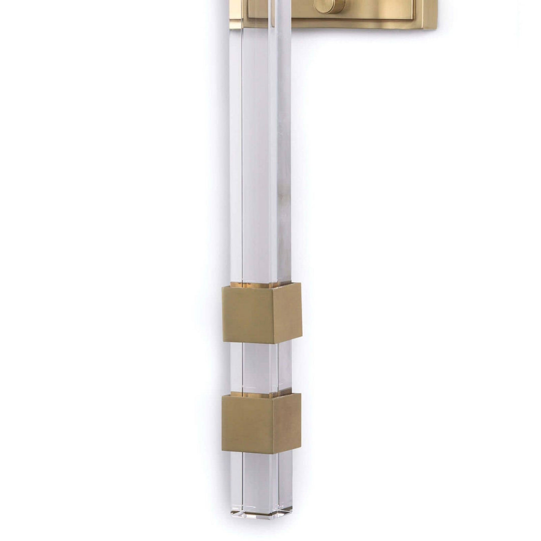 Regina Andrew Metro 15-1014NB Wall Sconce Light - Natural Brass