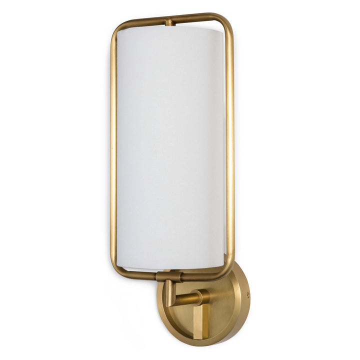 Regina Andrew Geo 15-1052NB Wall Sconce Light - Natural Brass