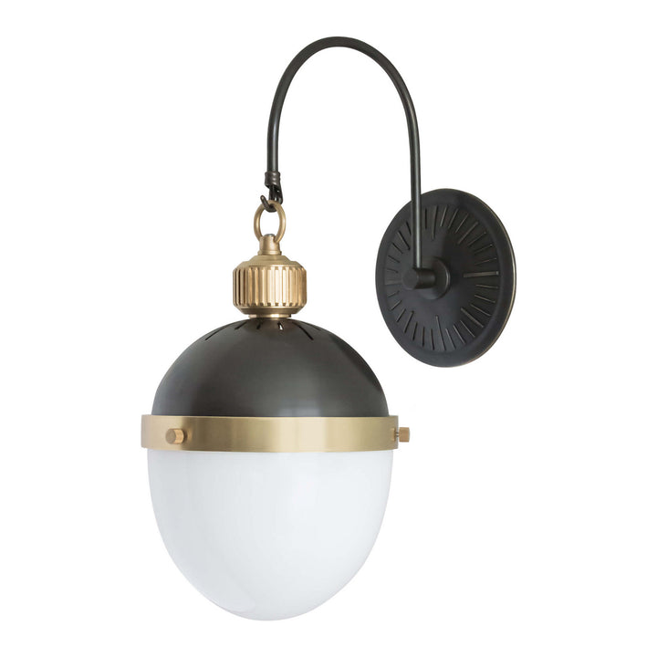 Regina Andrew Otis 15-1056BBNB Wall Sconce Light - Blackened Brass