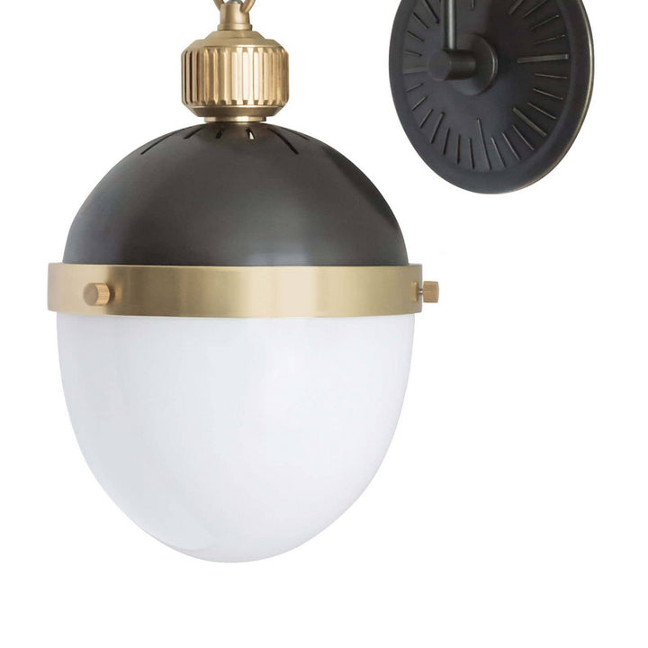 Regina Andrew Otis 15-1056BBNB Wall Sconce Light - Blackened Brass