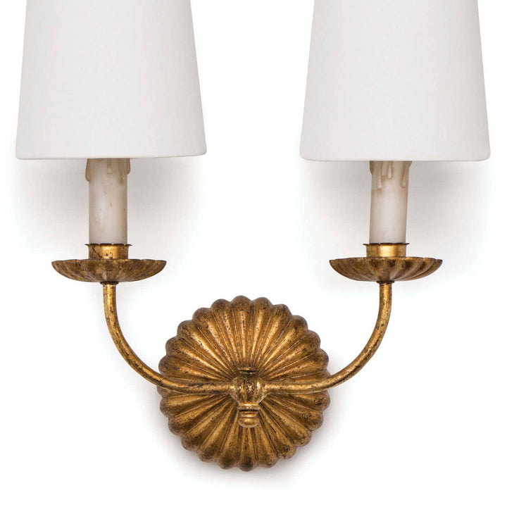 Regina Andrew Clove 15-1074 Wall Sconce Light - Antique Gold Leaf