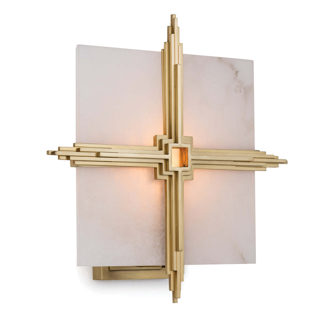 Regina Andrew Gotham 15-1076NB Wall Light - Natural Brass