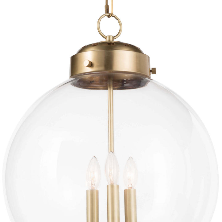 Regina Andrew Globe 16-1004NB Pendant Light - Natural Brass