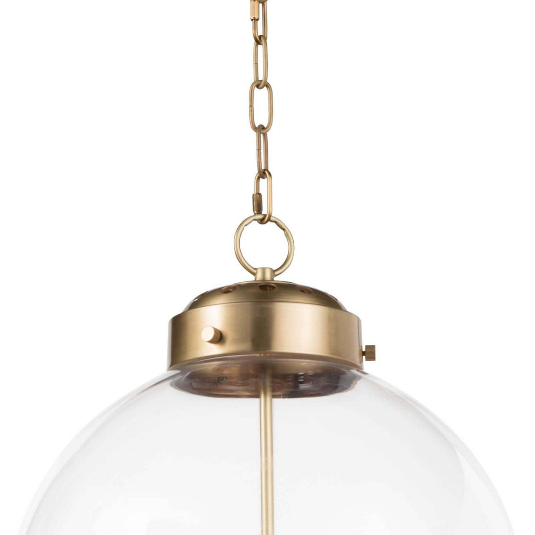 Regina Andrew Globe 16-1004NB Pendant Light - Natural Brass