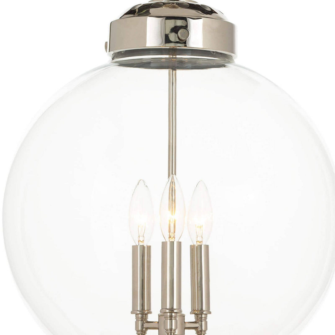 Regina Andrew Globe 16-1004PN Pendant Light - Polished Nickel