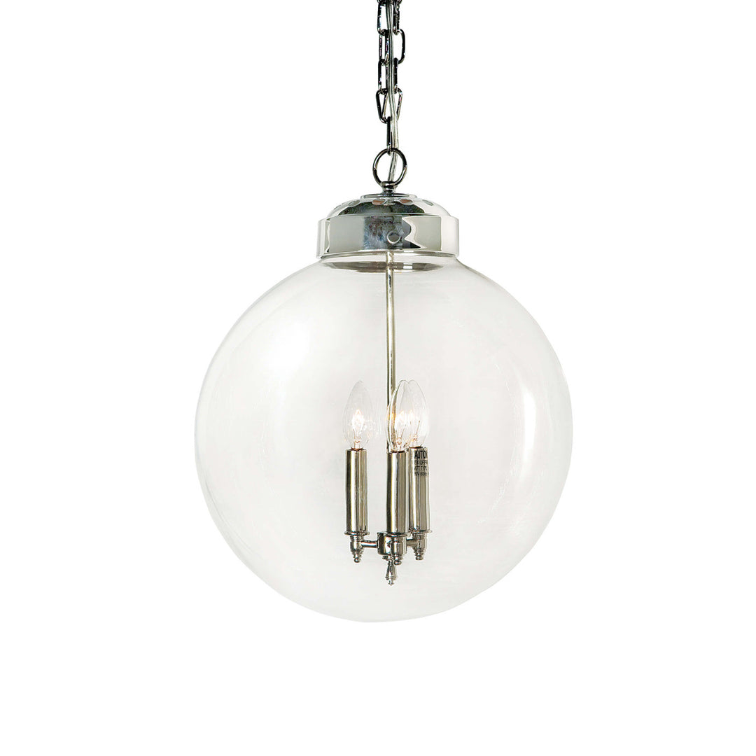 Regina Andrew Globe 16-1004PN Pendant Light - Polished Nickel