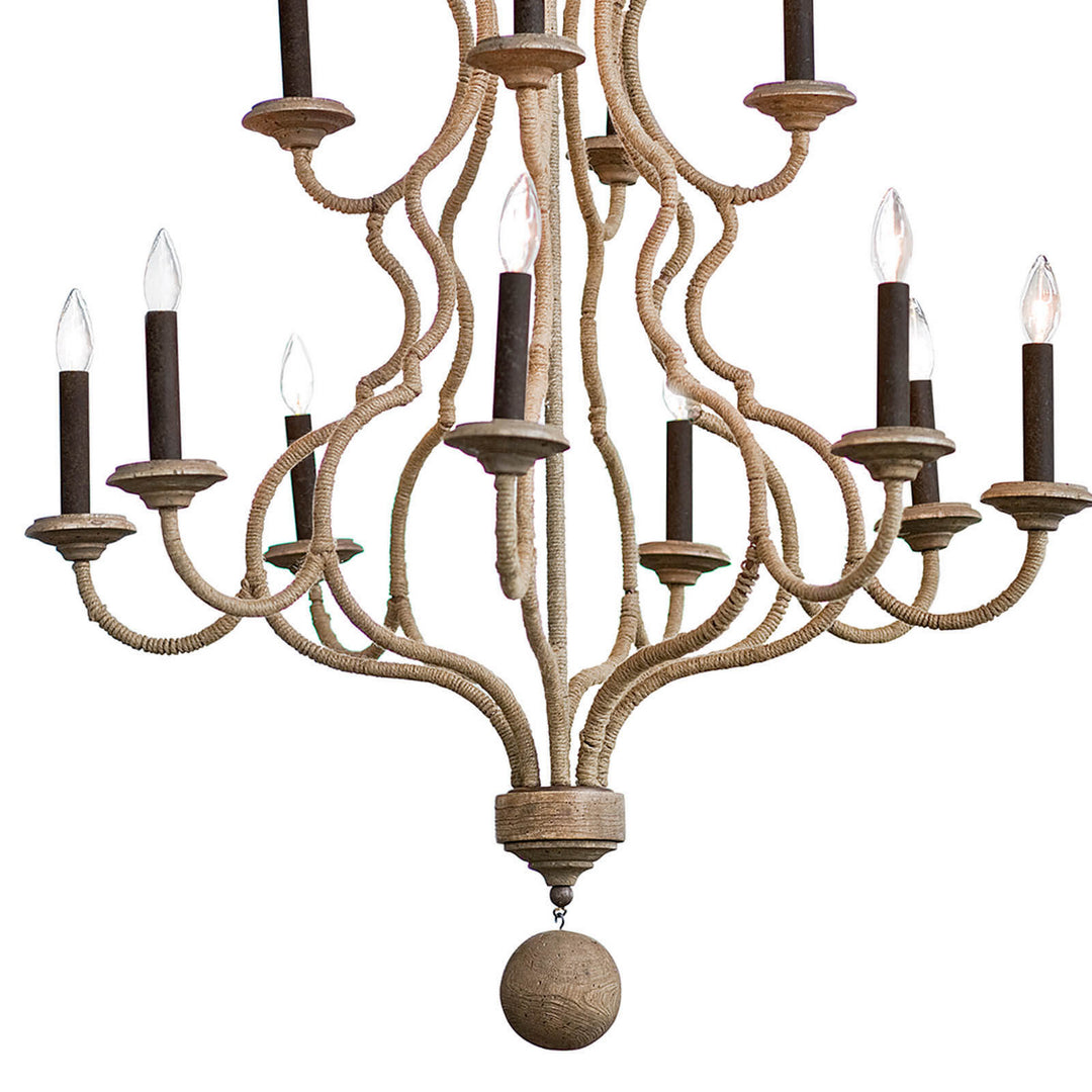 Regina Andrew Jute 16-1024 Chandelier Light - Natural