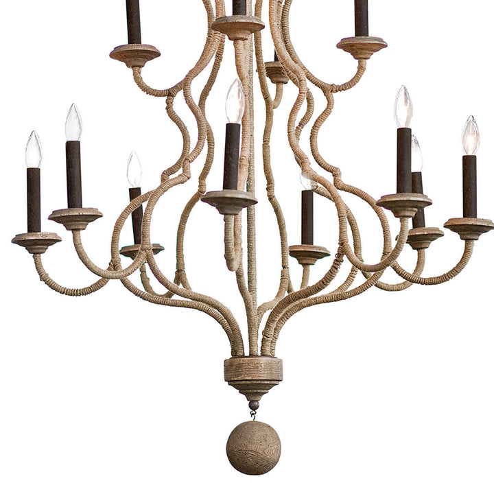 Regina Andrew Jute 16-1024 Chandelier Light - Natural