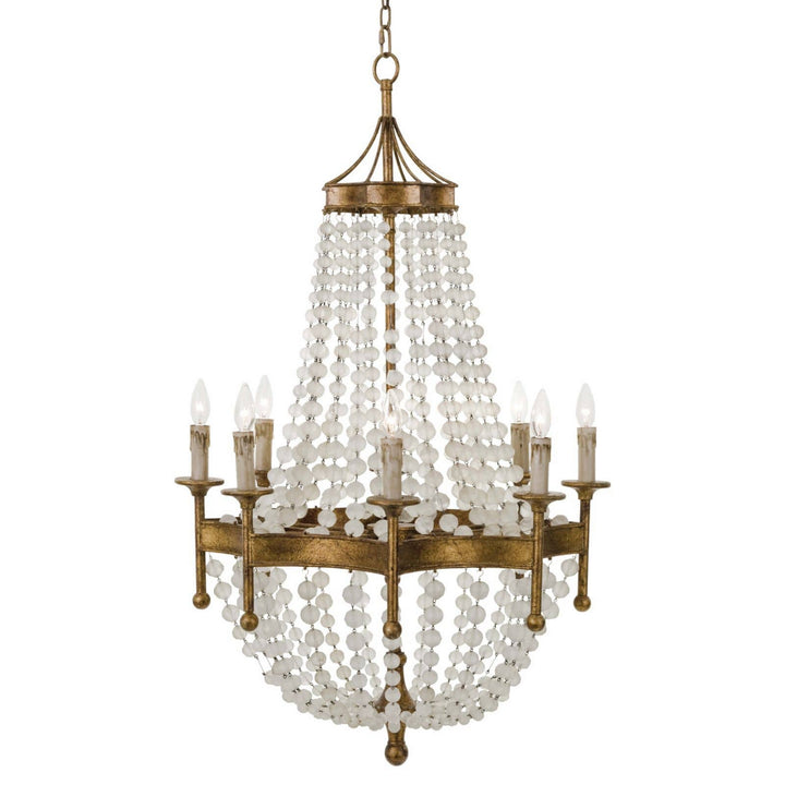 Regina Andrew Frosted 16-1056 Chandelier Light - Antique Gold