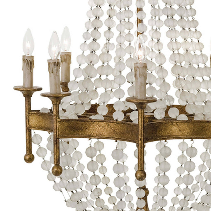 Regina Andrew Frosted 16-1056 Chandelier Light - Antique Gold