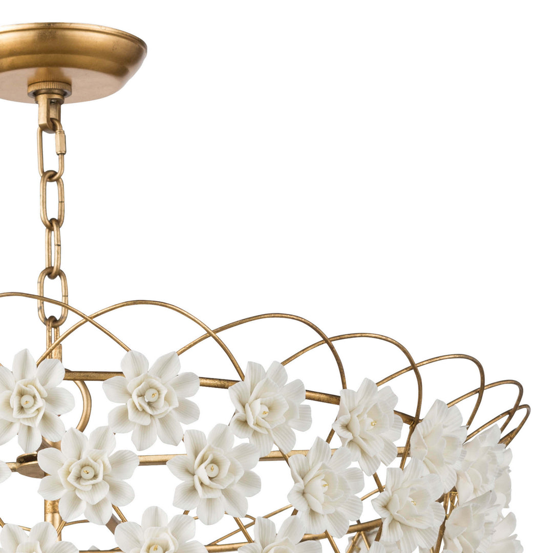 Regina Andrew Alice 16-1130 Chandelier Light - Gold Leaf