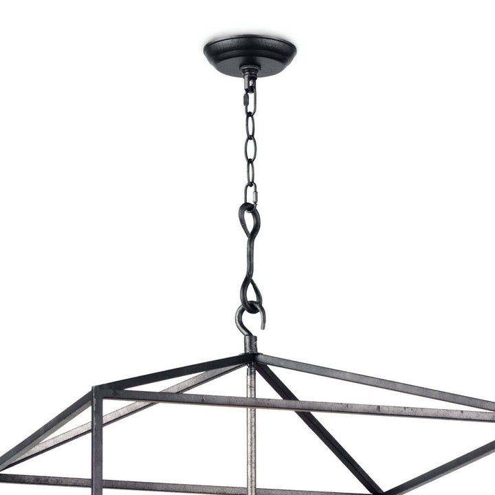 Regina Andrew Cape 16-1132BI Pendant Light - Blackened Iron