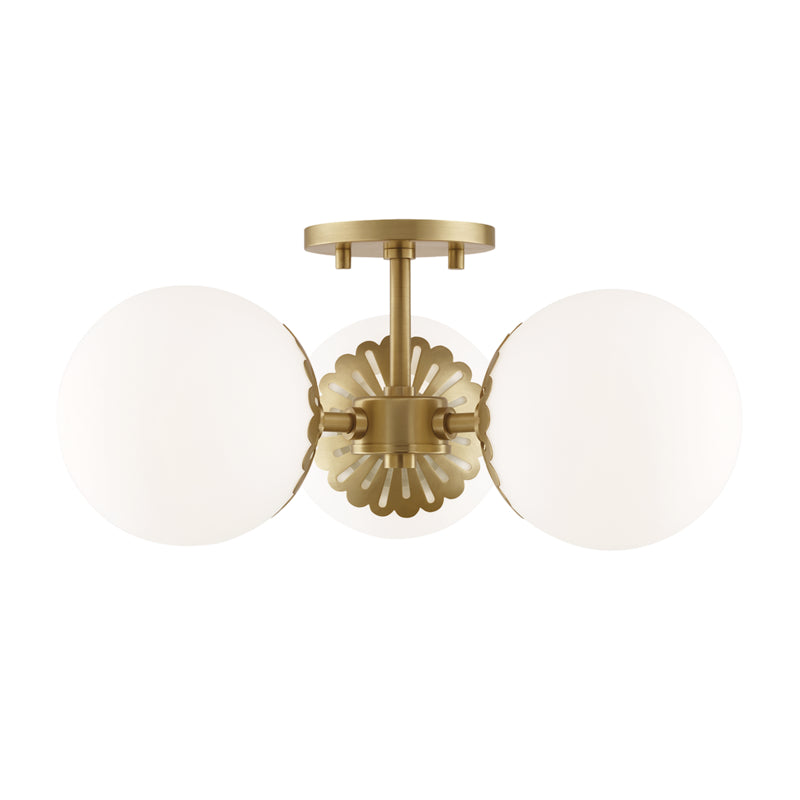 Mitzi Paige H193603-AGB Ceiling Light - Aged Brass