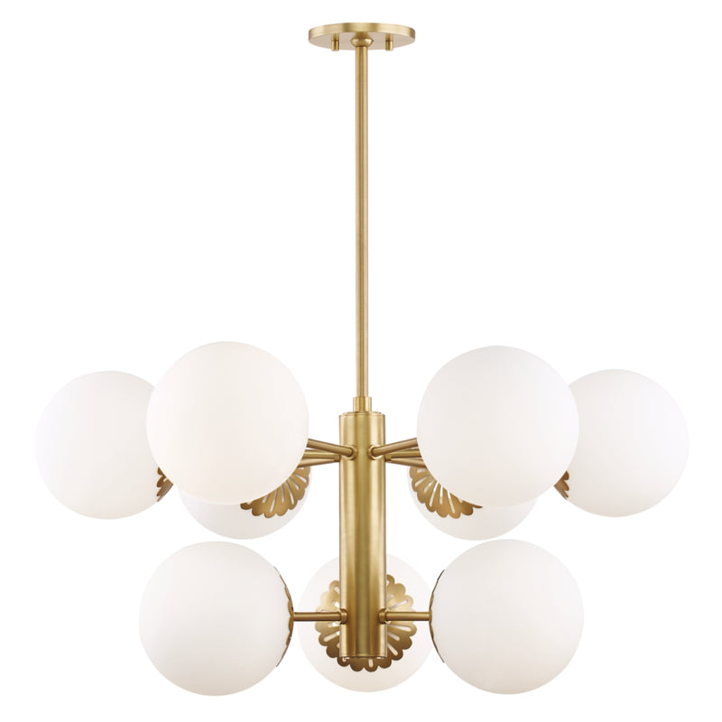 Mitzi Paige H193809-AGB Chandelier Light - Aged Brass