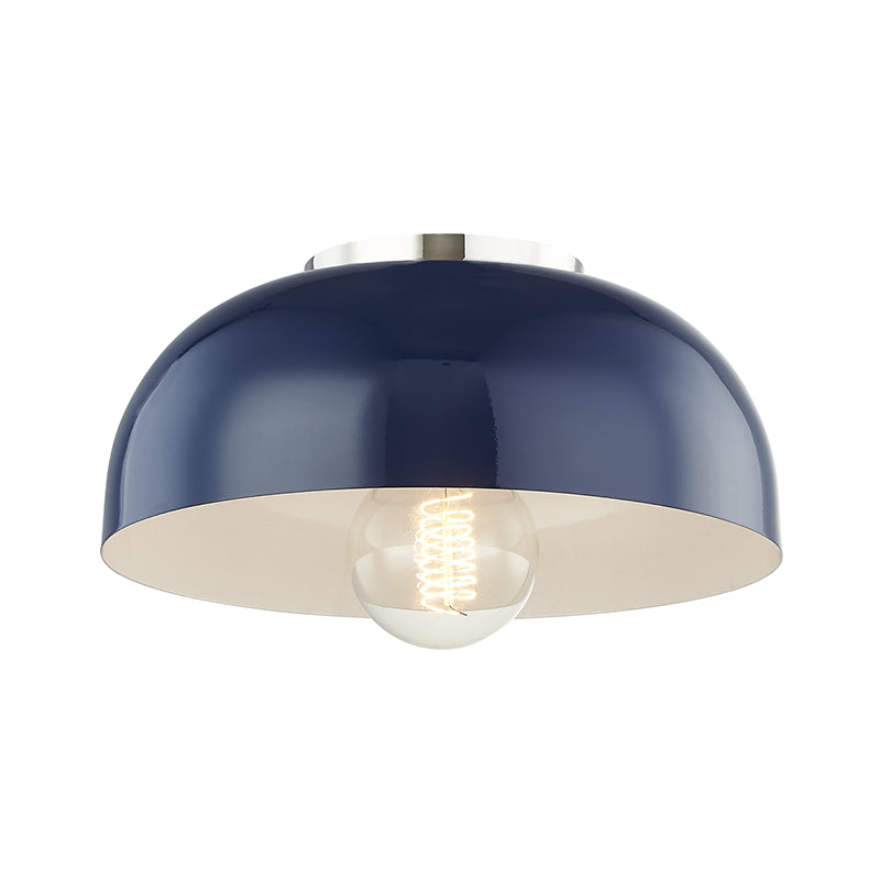 Mitzi Avery H199501S-PN/NVY Ceiling Light - Polished Nickel/Navy