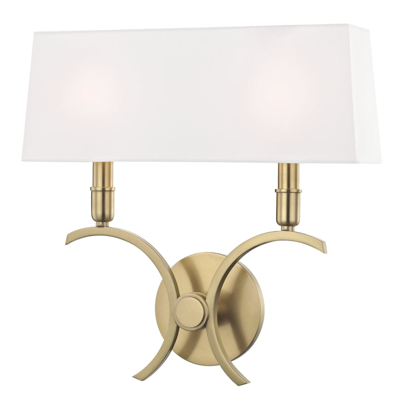 Mitzi Gwen H212102L-AGB Wall Sconce Light - Aged Brass