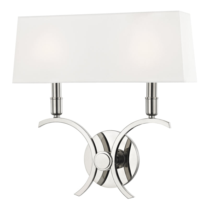 Mitzi Gwen H212102L-PN Wall Sconce Light - Polished Nickel