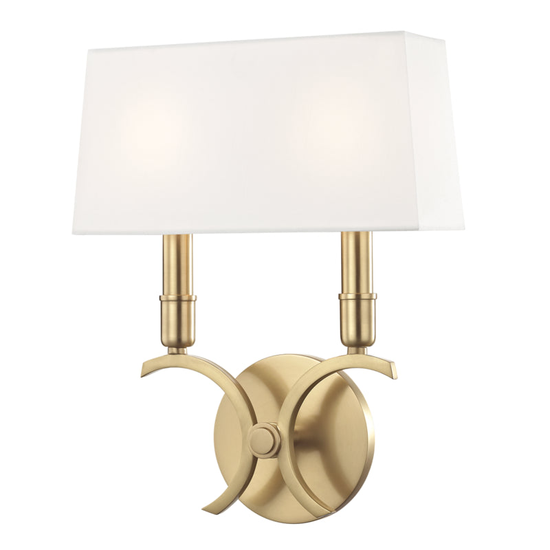 Mitzi Gwen H212102S-AGB Wall Sconce Light - Aged Brass