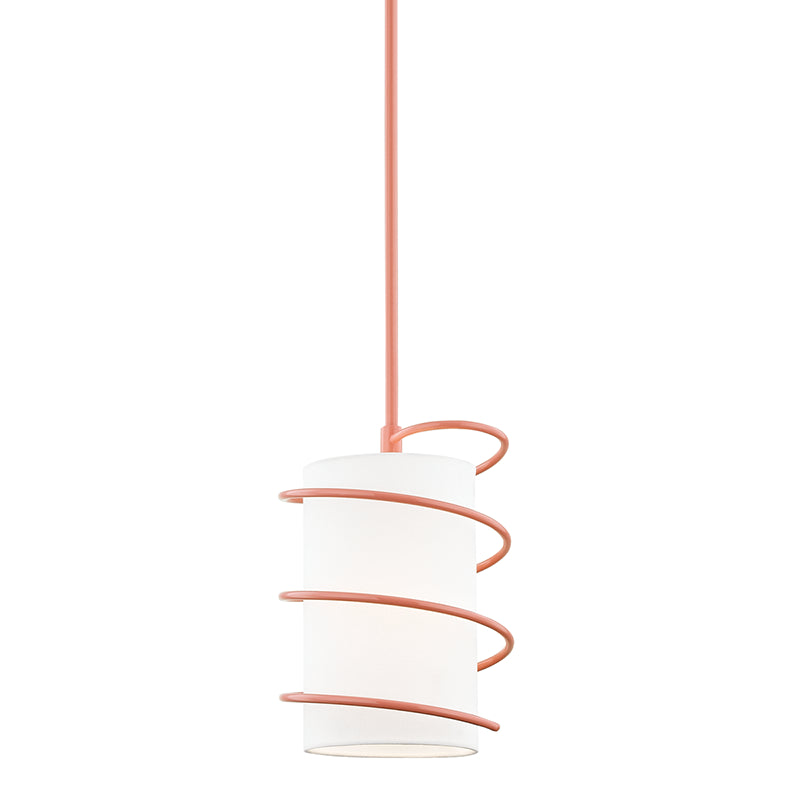 Mitzi Carly H237701S-PK Pendant Light - Pink