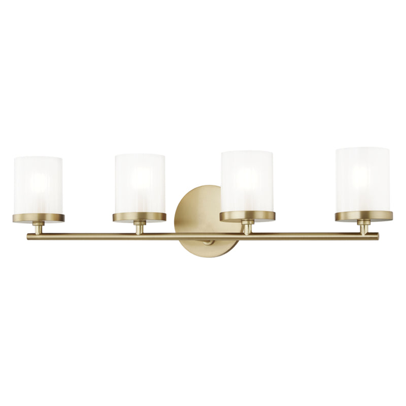 Mitzi Ryan H239304-AGB Bath Vanity Light 25 in. wide - Aged Brass