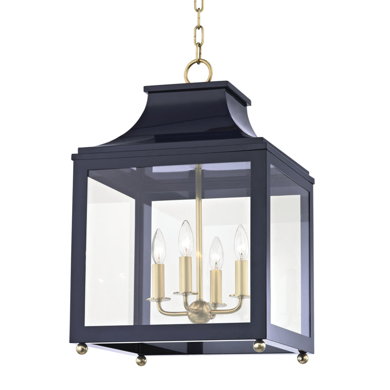 Mitzi Lighting H259704L-AGB/NVY  Leigh Outdoor Aged Brass/Navy