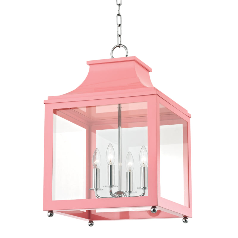 Mitzi Lighting H259704L-PN/PK  Leigh Outdoor Polished Nickel/Pink