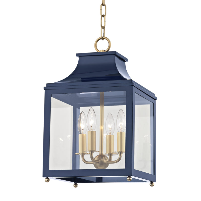 Mitzi Lighting H259704S-AGB/NVY  Leigh Outdoor Aged Brass/Navy