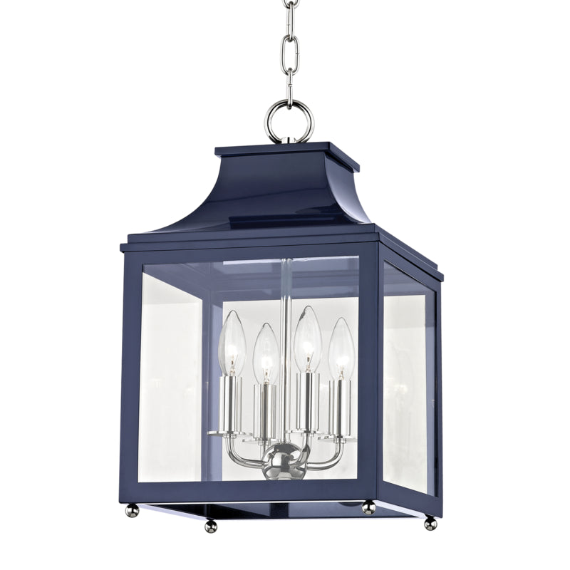 Mitzi Lighting H259704S-PN/NVY  Leigh Outdoor Polished Nickel/Navy