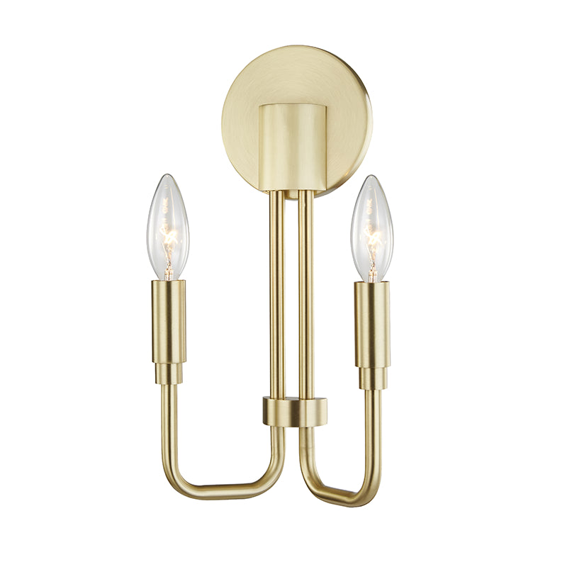 Mitzi Brigitte H261102-AGB Wall Sconce Light - Aged Brass