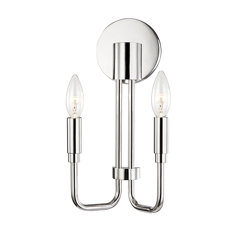 Mitzi Brigitte H261102-PN Wall Sconce Light - Polished Nickel