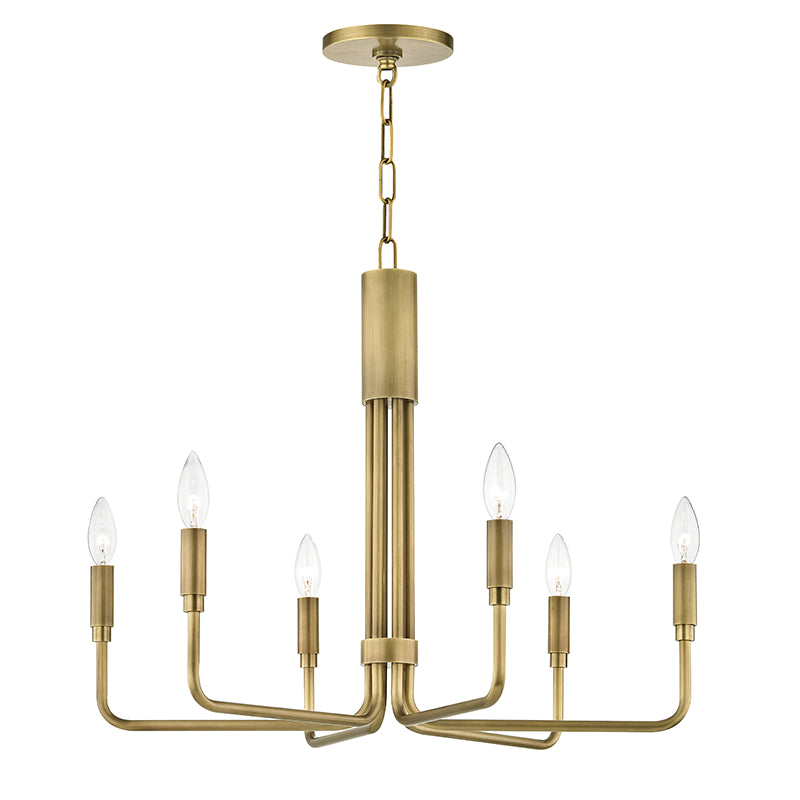 Mitzi Brigitte H261806-AGB Chandelier Light - Aged Brass