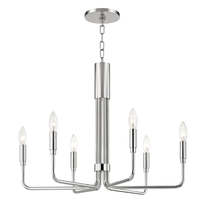 Mitzi Brigitte H261806-PN Chandelier Light - Polished Nickel