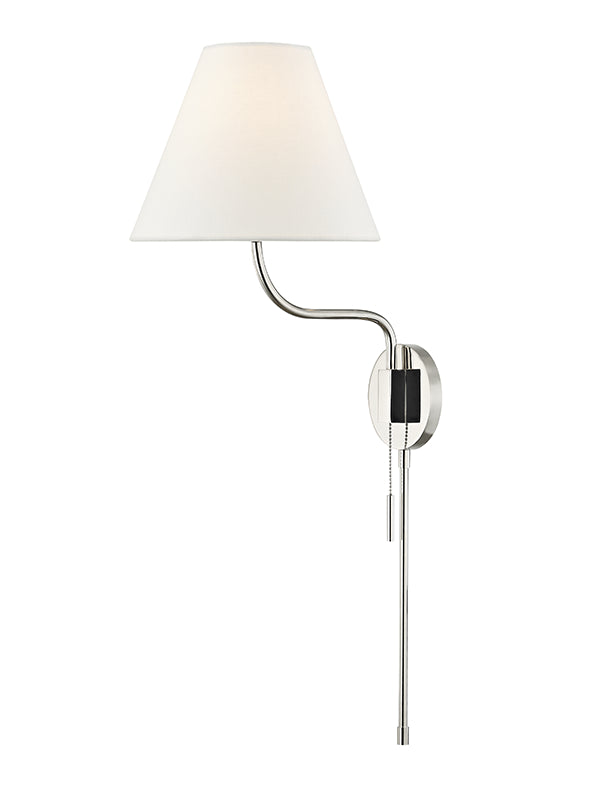 Mitzi Patti HL240101-PN Wall Sconce Light - Polished Nickel