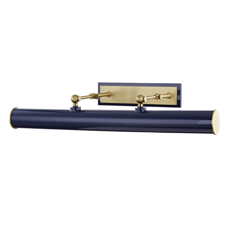 Mitzi Lighting HL263203-AGB/NVY  Holly Home Decor Aged Brass/Navy