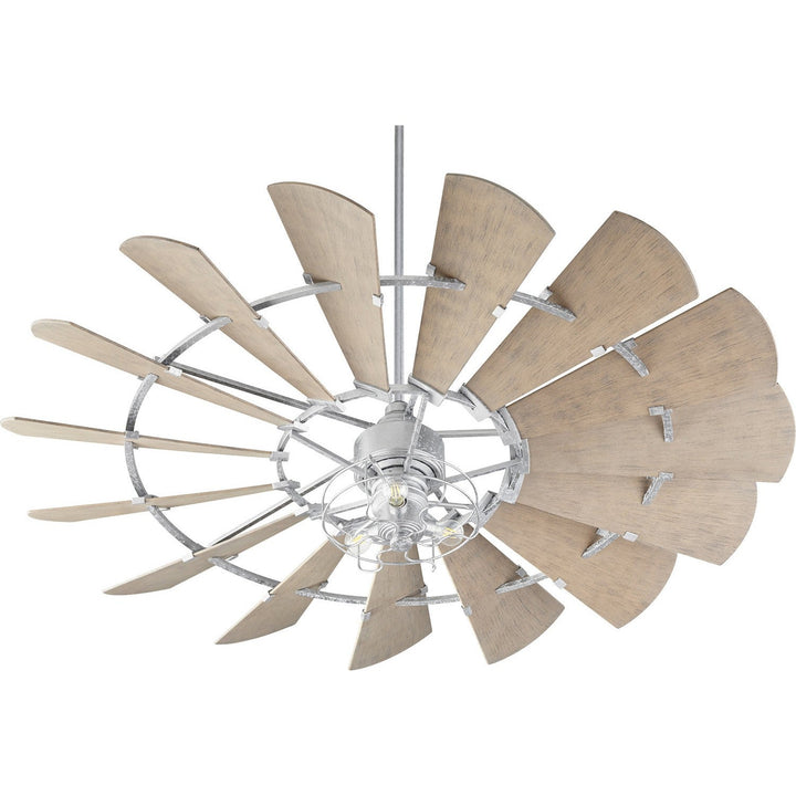 Quorum Windmill 1905-9 Fan Light Kit - Galvanized