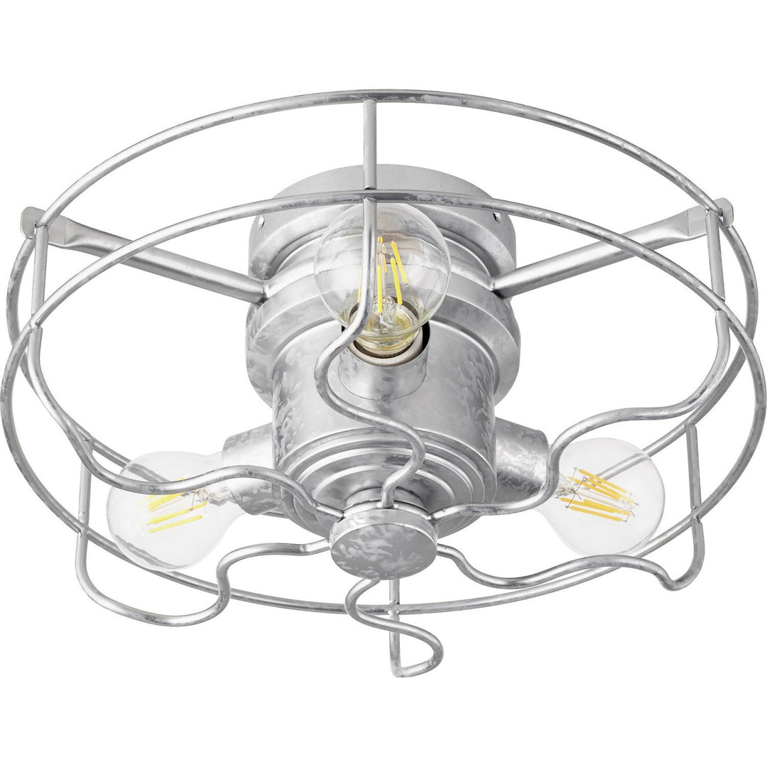 Quorum Windmill 1905-9 Fan Light Kit - Galvanized