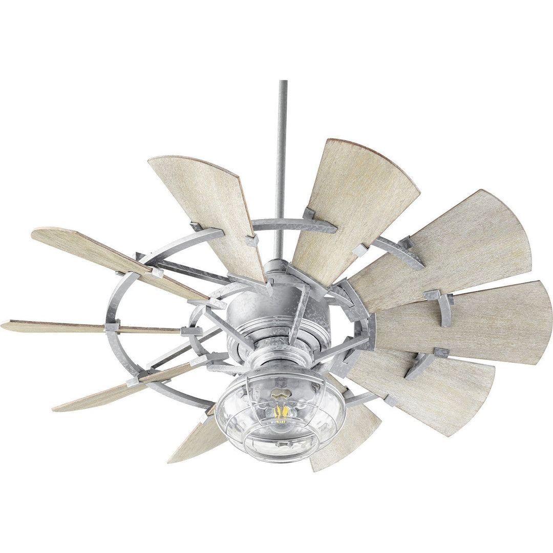 Quorum Windmill 1974-9 Fan Light Kit - Galvanized