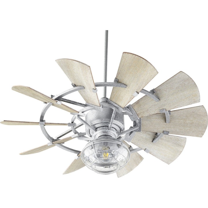 Quorum Windmill 1974-9 Fan Light Kit - Galvanized