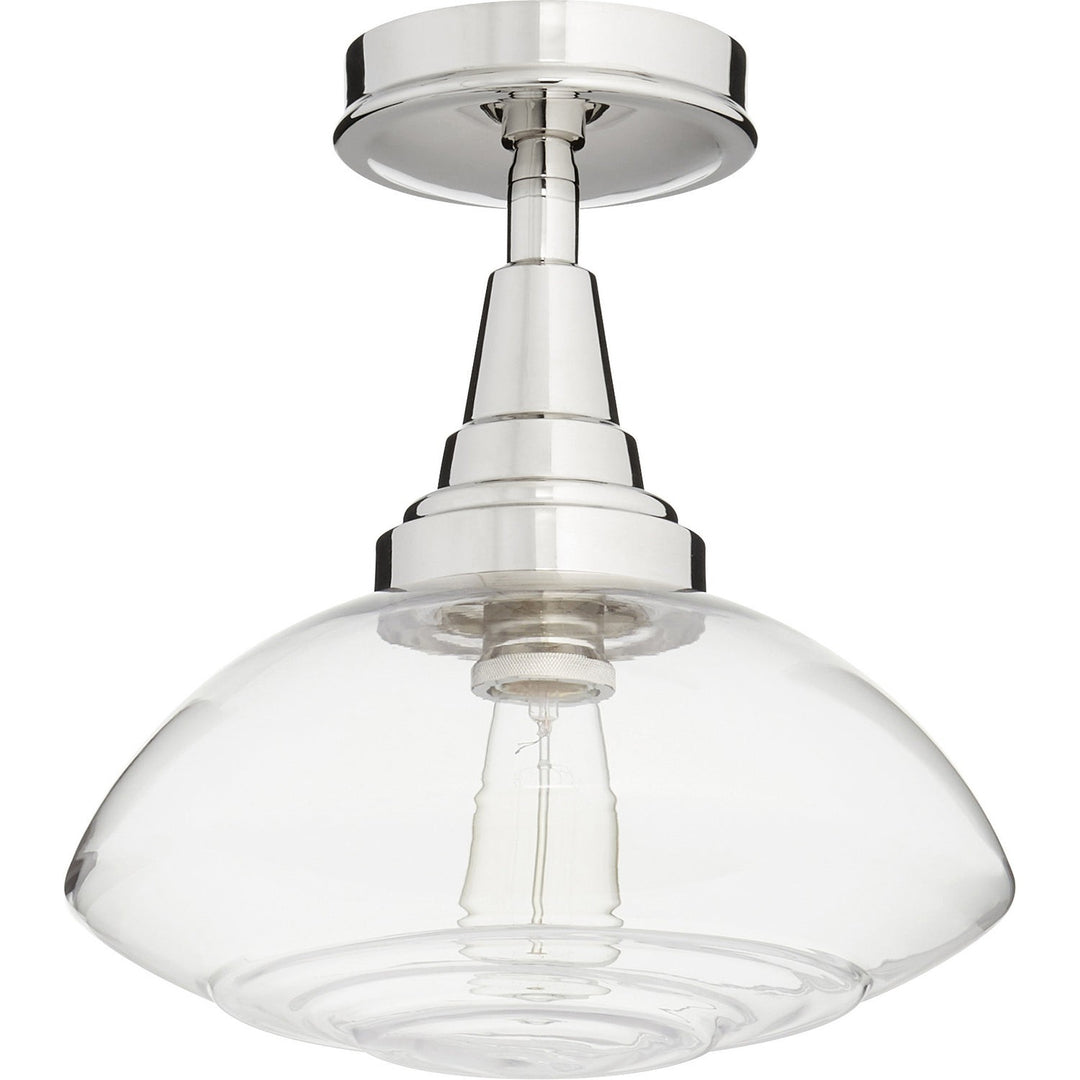 Quorum Lenticular Series 3240-13-62 Ceiling Light - Polished Nickel