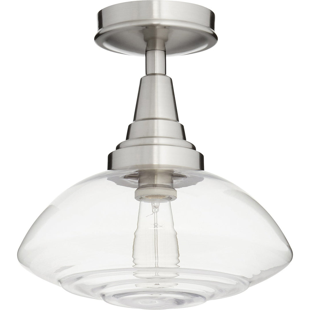 Quorum Lenticular Series 3240-13-65 Ceiling Light - Satin Nickel