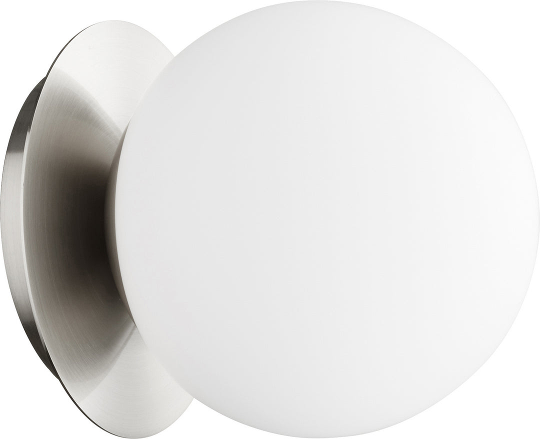 Quorum 339 Globe Ceiling Mounts 339-1-65 Ceiling Light - Satin Nickel
