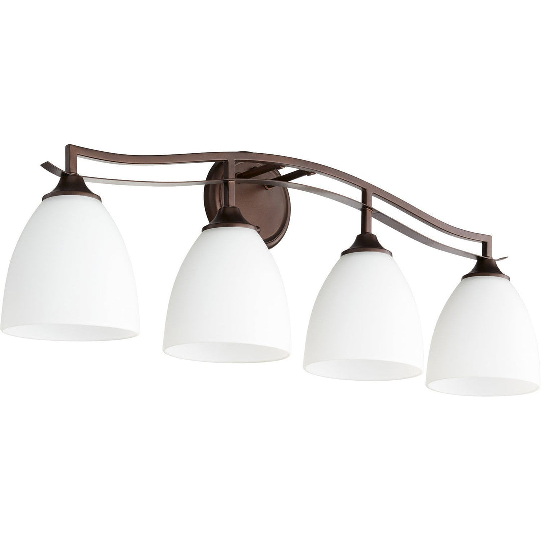 Quorum Jardin 5027-4-86 Bath Vanity Light 30 in. wide - Oiled Bronze