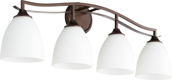 Quorum Jardin 5027-4-86 Bath Vanity Light 30 in. wide - Oiled Bronze