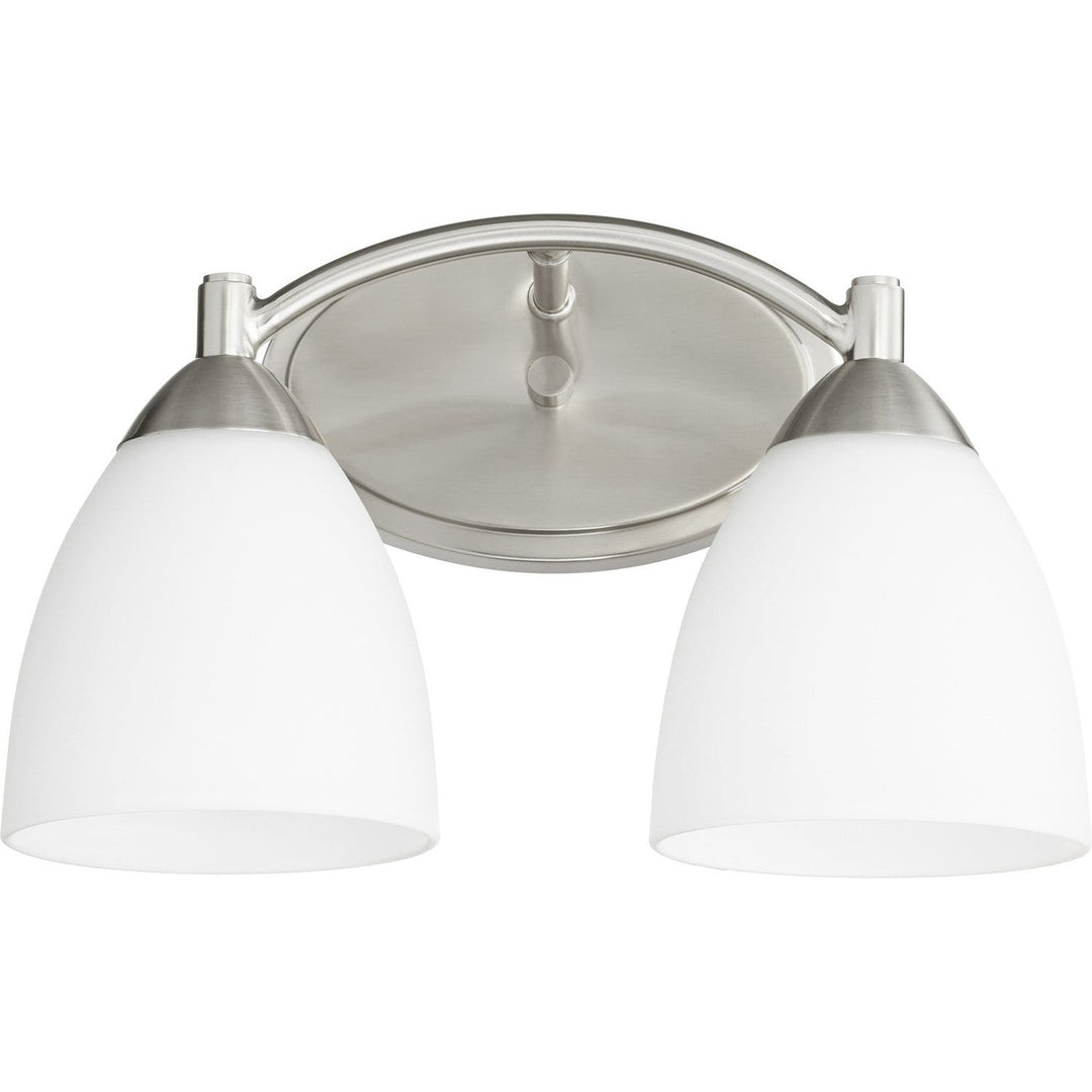 Quorum Barkley 5069-2-65 Bath Vanity Light 14 in. wide - Satin Nickel