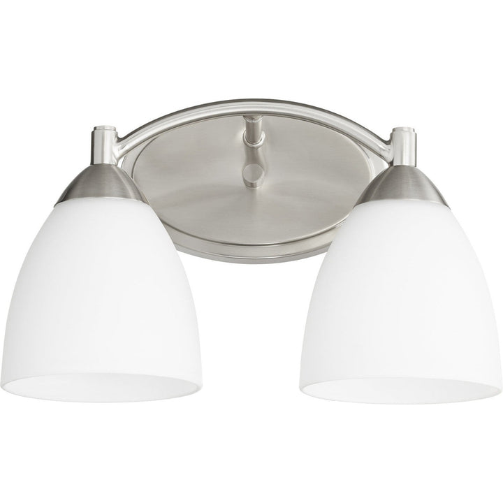 Quorum Barkley 5069-2-65 Bath Vanity Light 14 in. wide - Satin Nickel