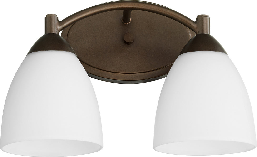 Quorum Barkley 5069-2-86 Bath Vanity Light 14 in. wide - Oiled Bronze