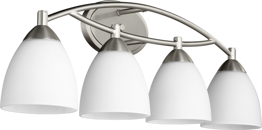 Quorum Barkley 5069-4-65 Bath Vanity Light 29 in. wide - Satin Nickel