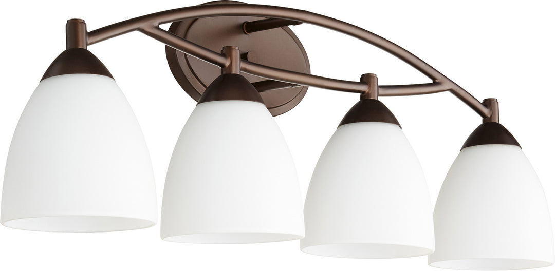 Quorum Barkley 5069-4-86 Bath Vanity Light 29 in. wide - Oiled Bronze